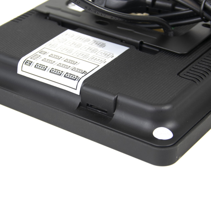 Комплект Wi-Fi домофонa BCOM BD-760FHD/T чорний з підтримкою Tuya Smart + BT-400HD-AC чорна