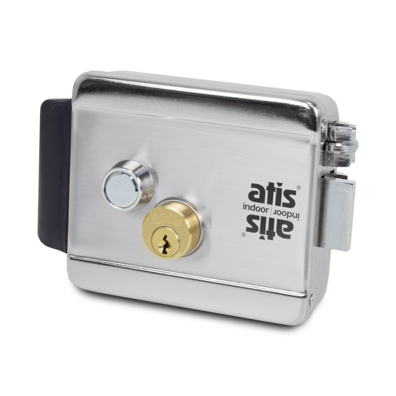 Електромеханічний замок Atis Lock Ch з хромованого металу
