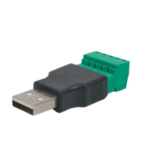 Роз'єм ATIS USB під затискач (male)