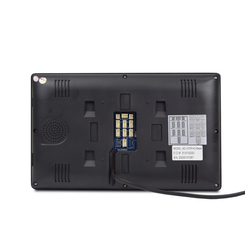 Wi-Fi домофон ATIS AD-1070FHD/T-Black з підтримкою Tuya Smart