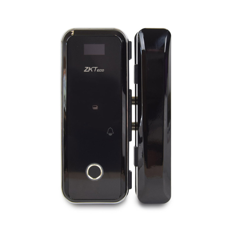 Smart замок ZKTeco GL300W left Wi-Fi зі сканером відбитку пальця і зчитувачем Mifare для скляних дверей 