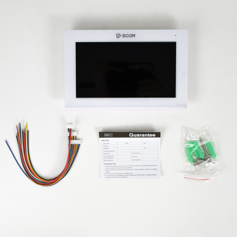 Wi-Fi IP-домофон BCOM BD-871 IP/T белый с поддержкой Tuya Smart
