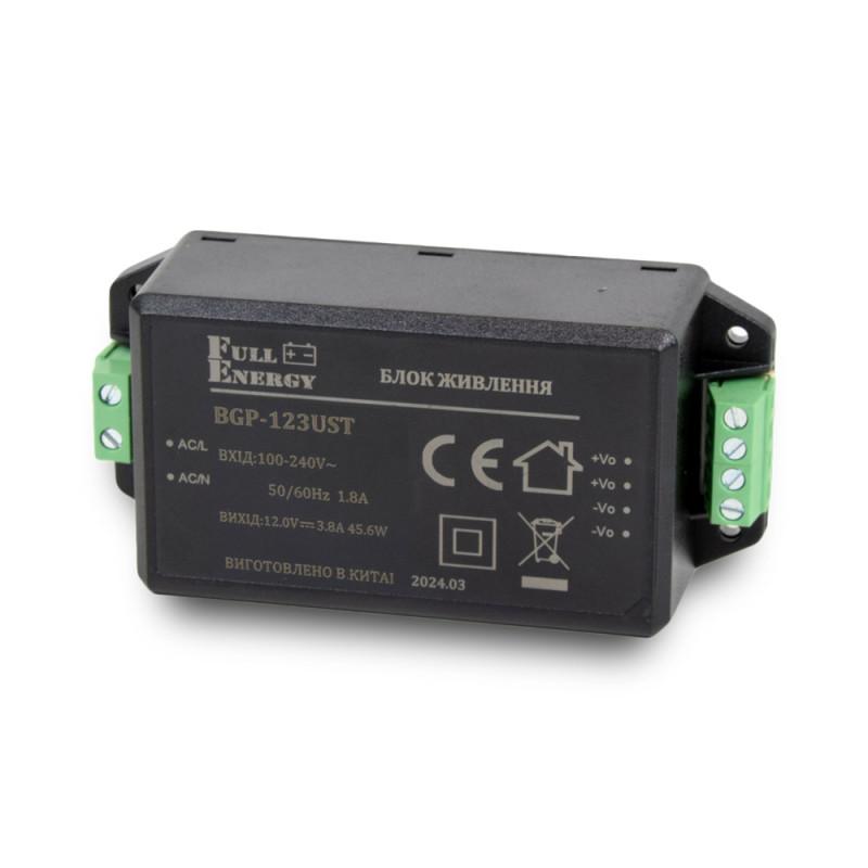 Блок питания Full Energy BGP-123UST 12В/3.8А
