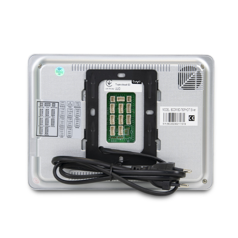 Wi-Fi домофон BCOM BD-760FHD/T сріблястий з підтримкою Tuya Smart