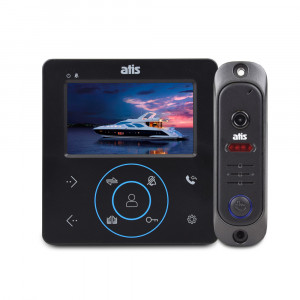 Комплект домофону ATIS AD-480MB Kit box чорний
