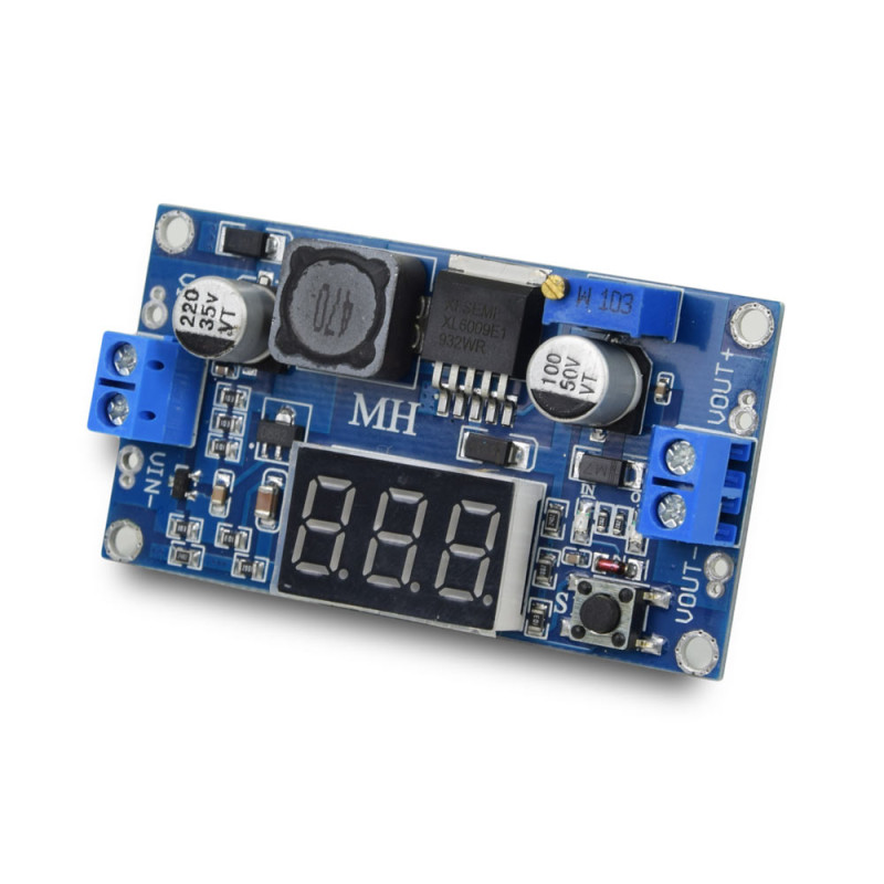 Модуль повышающего преобразователя Atis OKY3498-4 с LED-вольтметром