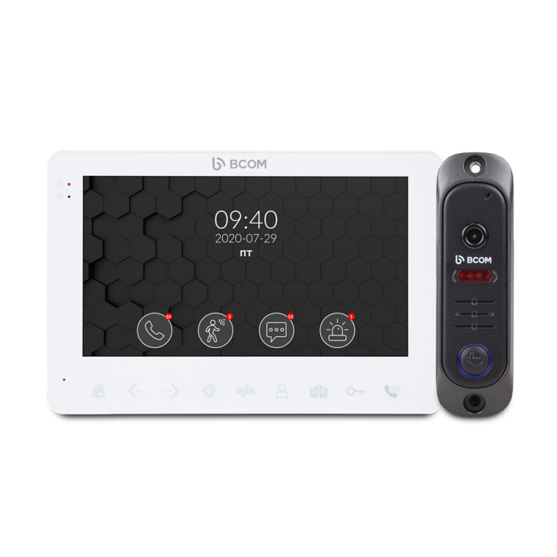 Комплект домофону BCOM BD-780M Kit box білий