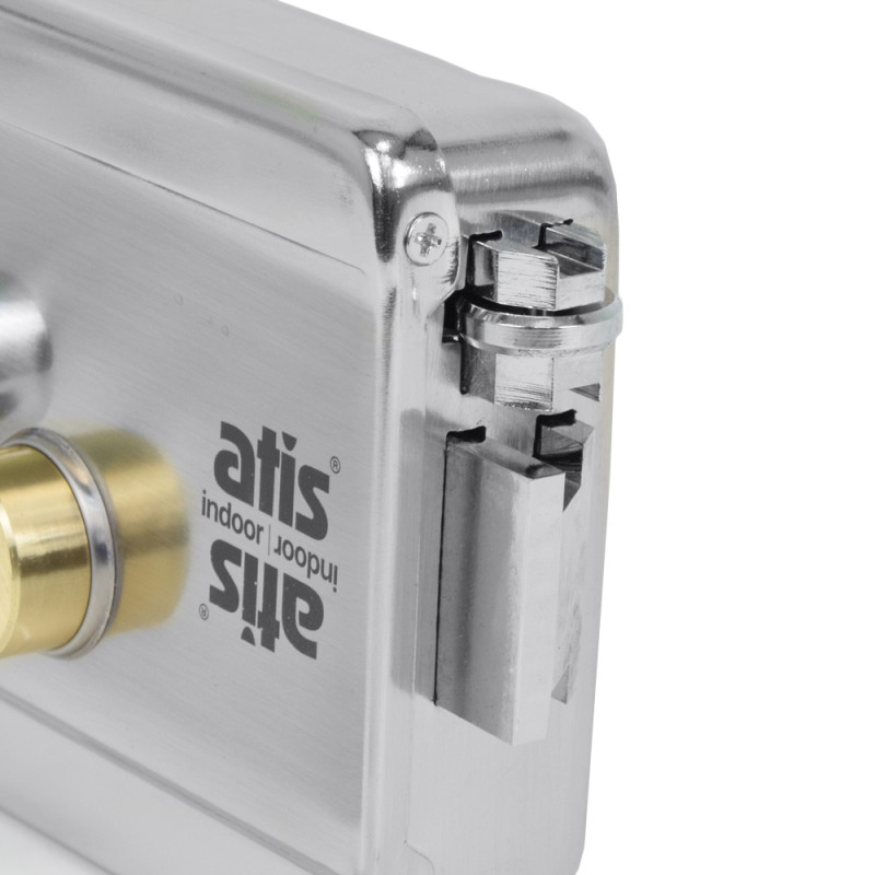 Електромеханічний замок Atis Lock Ch з хромованого металу