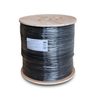 Кабель звита пара Atis FTP 4*2*0.5-CU PE кат.5е мідь зовнішній бухта 305 м