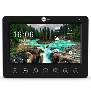 Wi-Fi домофон NeoLight Kappa+ HD WF чорний