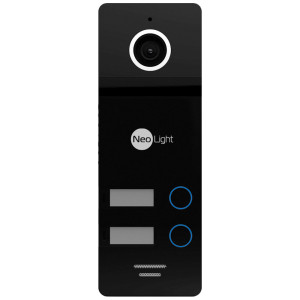 Виклична панель NeoLight MEGA/2 FHD на 2 абоненти чорна