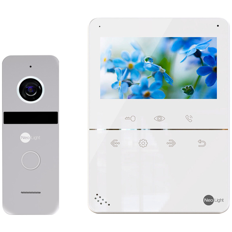 Комплект домофона NeoLight Tetta + Solo серебристый