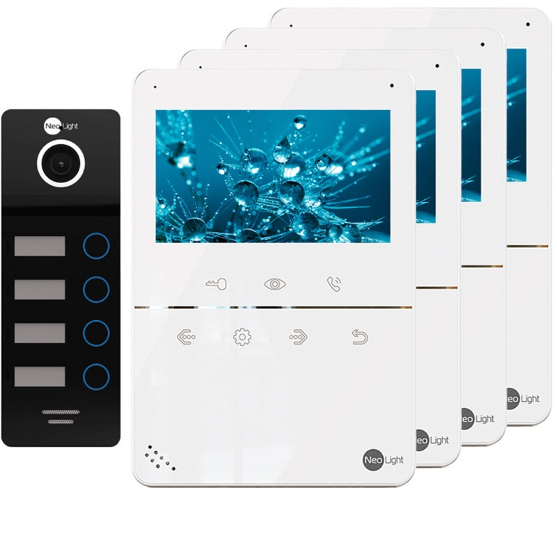 Комплект домофону NeoLight TETTA KIT на 4 абоненти
