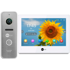 Комплект Wi-Fi домофону NeoLight ALPHA Hybrid HD KIT SilverP