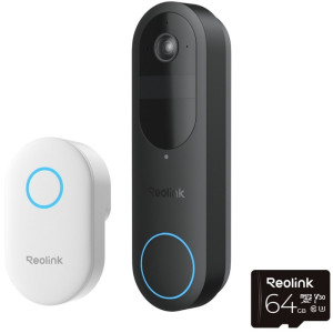 Wi-Fi IP-відеодзвінок 5 МП Reolink D340B (Video Doorbell Wi-Fi/АКБ)