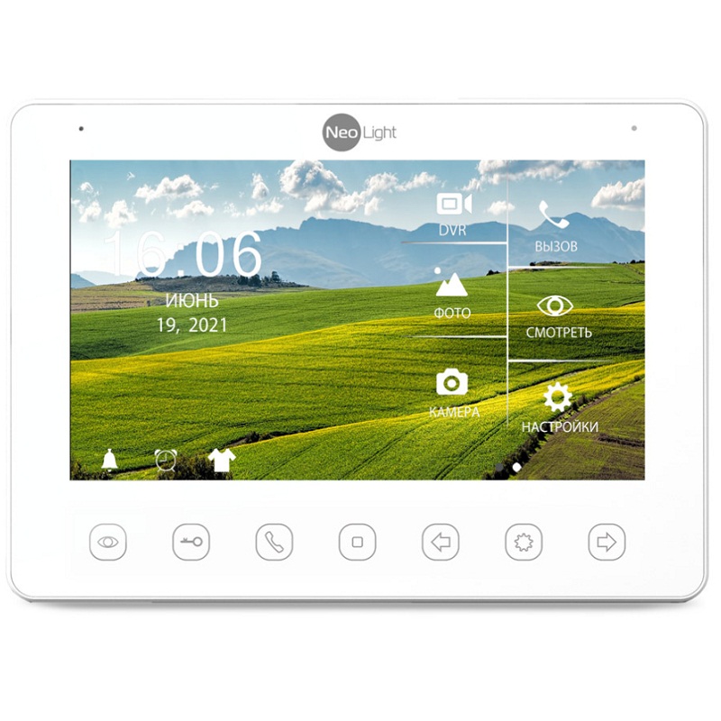Домофон NeoLight Omega+ HD белый