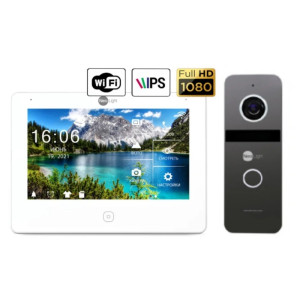 Комплект Wi-Fi домофону NeoLight NeoKIT HD Pro WF Graphite