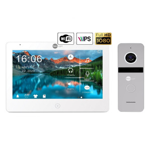 Комплект Wi-Fi домофону NeoLight Mezzo HD WF / Solo FHD Silver