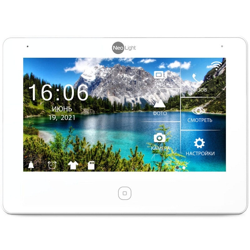 Wi-Fi домофон NeoLight ALPHA HD WF білий
