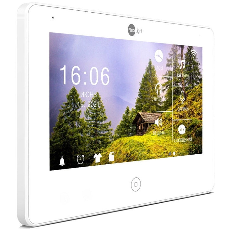 Wi-Fi домофон NeoLight ALPHA HD WF білий