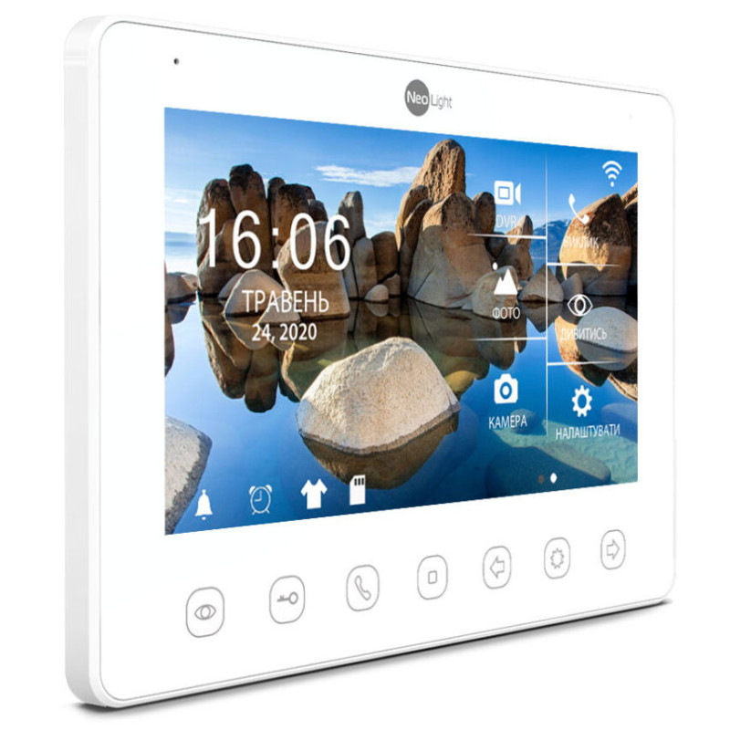 Wi-Fi домофон NeoLight OMEGA+ HD WF білий
