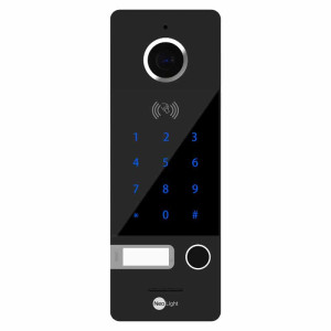 Виклична панель NeoLight OPTIMA ID KEY FHD зі зчитувачем карт та клавіатурою чорна