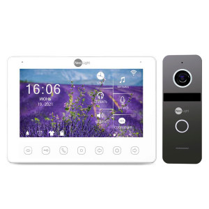 Комплект Wi-Fi домофону NeoLight NeoKIT HD+ WF Graphite