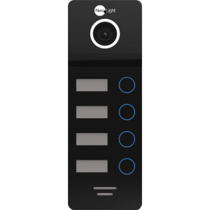 Виклична панель NeoLight MEGA/4 FHD на 4 абоненти чорна