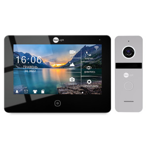 Комплект Wi-Fi домофону NeoLight NeoKIT HD Pro WF B / Silver