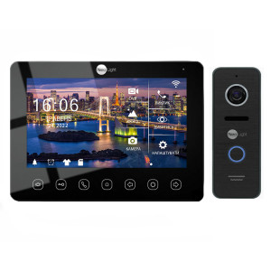 Комплект Wi-Fi домофону NeoLight NeoKIT HD+ WF B / Black