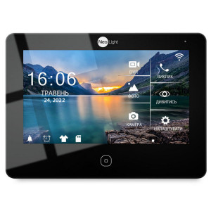 Wi-Fi домофон NeoLight ALPHA HD WF чорний