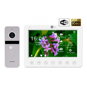 Комплект Wi-Fi домофону NeoKIT HD WF Silver