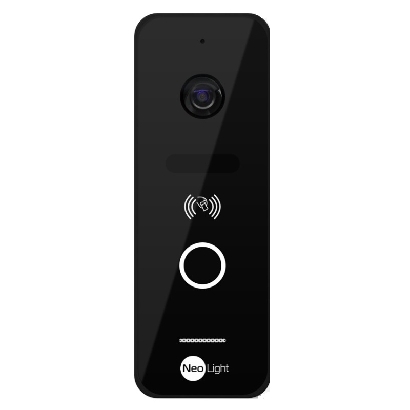 Вызывная панель NeoLight OPTIMA ID FHD со считывателем карт черная