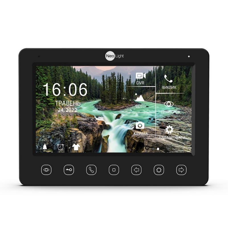 Комплект Wi-Fi домофону NeoLight NeoKIT HD WF B/Black