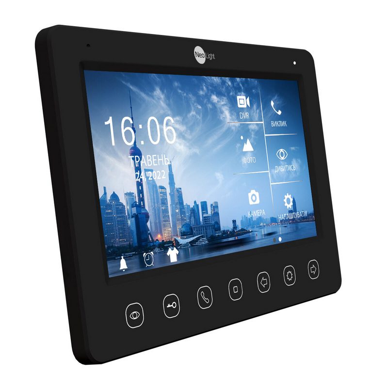 Комплект Wi-Fi домофону NeoLight NeoKIT HD WF B/Black