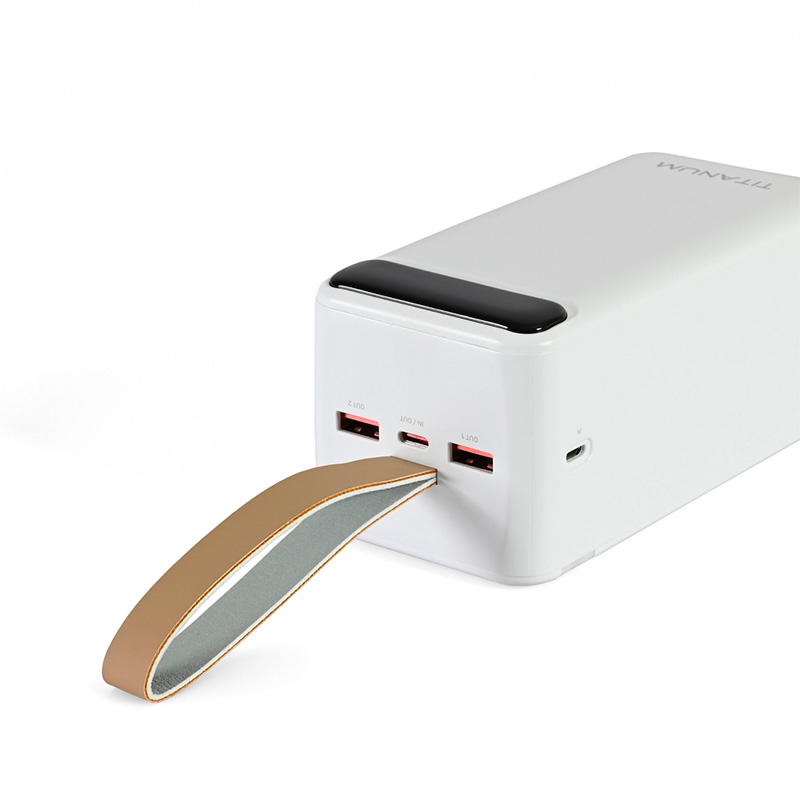 Повербанк Videx TITANUM 741S 22.5W 50000mAh білий