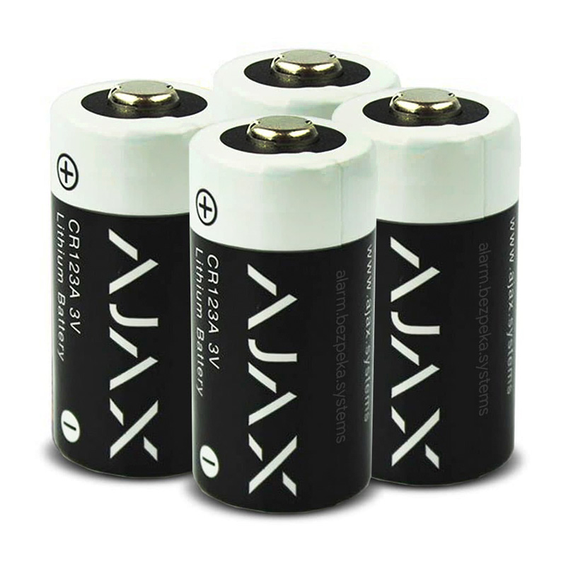 Батарейки Ajax CR123A 4 шт