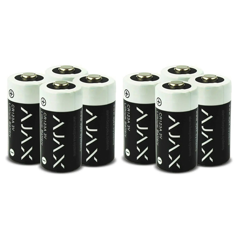 Батарейки Ajax CR123A 8 шт
