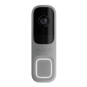 Wi-Fi IP-відеодзвінок Ajax DoorBell із вбудованим штучним інтелектом сірий