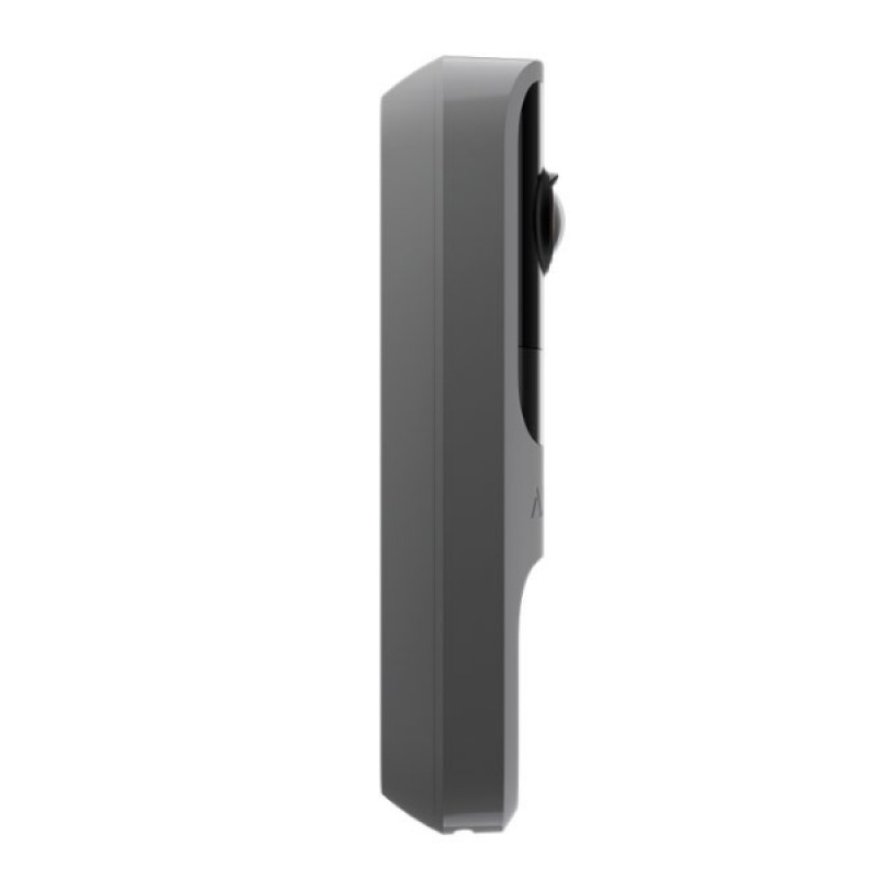 Wi-Fi IP-відеодзвінок Ajax DoorBell із вбудованим штучним інтелектом сірий