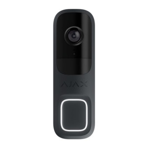 Wi-Fi IP-відеодзвінок Ajax DoorBell із вбудованим штучним інтелектом графіт
