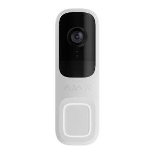 Wi-Fi IP-відеодзвінок Ajax DoorBell із вбудованим штучним інтелектом білий