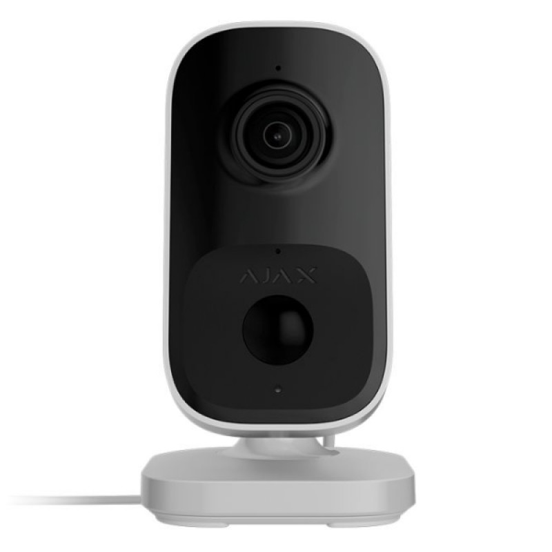 Wi-Fi IP-камера 4 МП Ajax IndoorCam з вбудованим ШІ біла