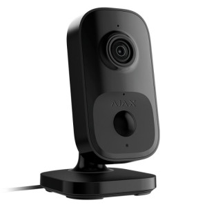 Wi-Fi IP-камера 4 МП Ajax IndoorCam з вбудованим ШІ чорна