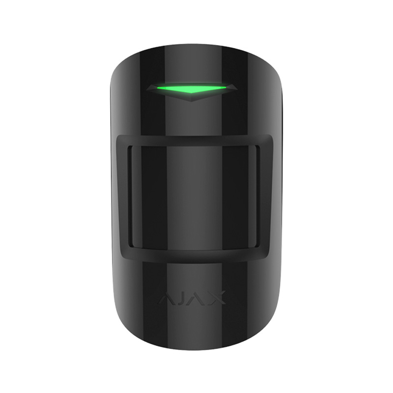 Вживаний датчик руху Ajax MotionProtect Plus з мікрохвильовим сенсором чорний