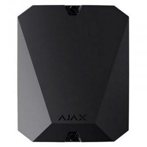 Модуль Ajax MultiTransmitter для інтеграції сторонніх дротових пристроїв чорний