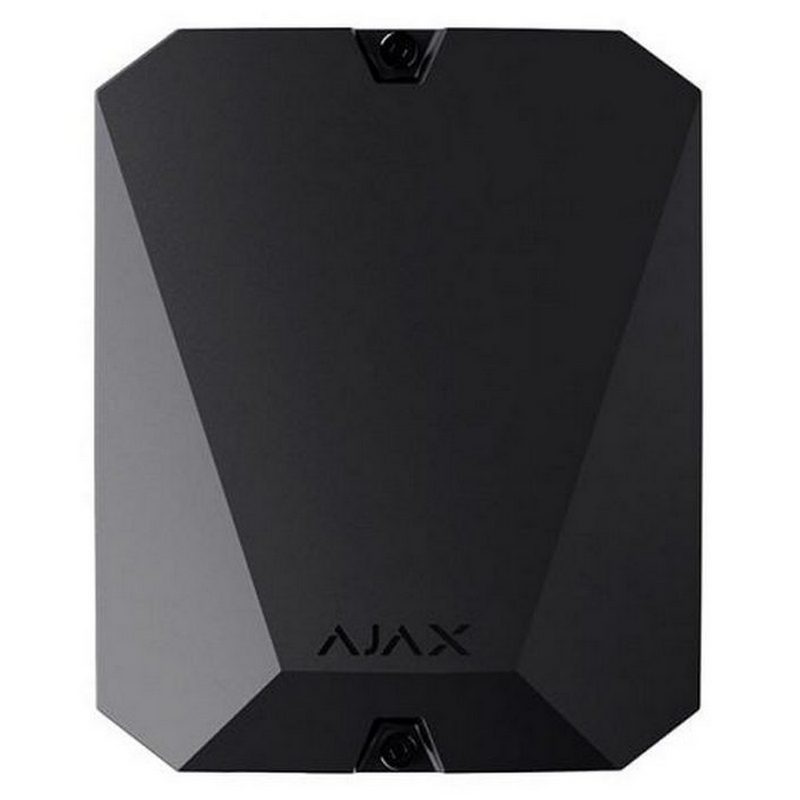 Модуль Ajax MultiTransmitter для інтеграції сторонніх дротових пристроїв чорний