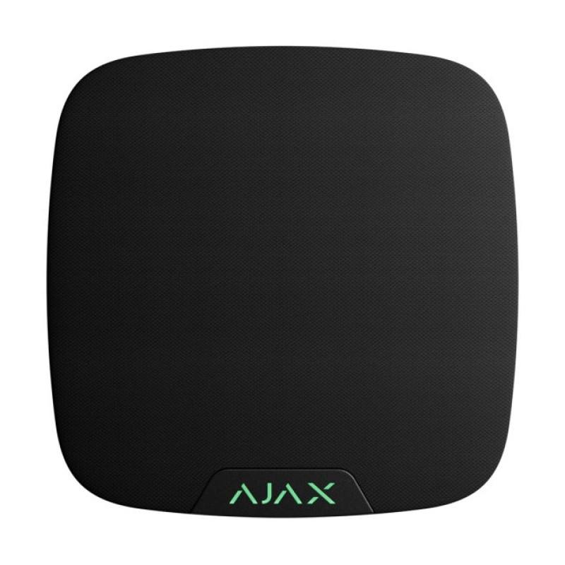 Бездротовий голосовий модуль Ajax SpeakerPhone для верифікації тривог чорний
