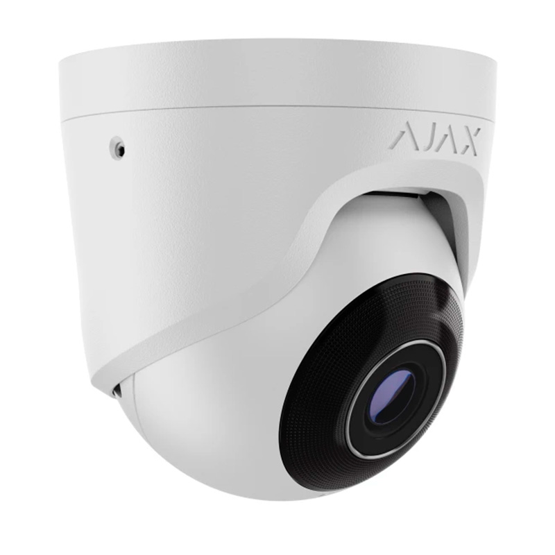IP-камера 8 МП Ajax TurretCam (4 мм) біла