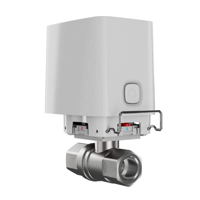 Кран перекриття води Ajax WaterStop 1/2″ (DN 15) з дистанційним керуванням білий